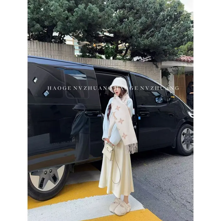 浩哥严选●陪你过冬HGQ5WT3329A天丝羊毛混纺大衣外套预简版百搭款