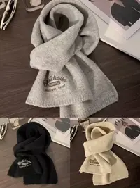  YY Earning BiIIions保暖百搭常规款极简风棋盘格韩版围巾