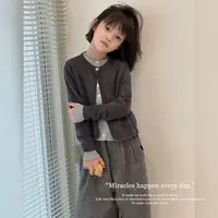 【2025秋季新款】净版休闲风儿童毛衣开衫V1452