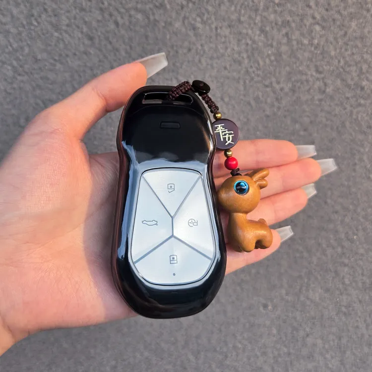 小鹏G6汽车钥匙套MONA M03全包小鹏P7+长续航plus新款透明保护壳