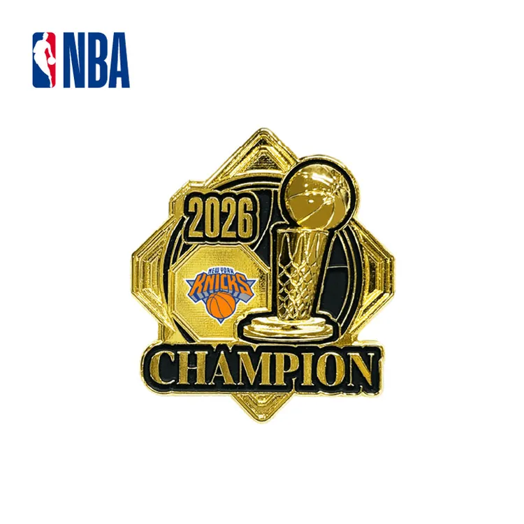 NBA官方正品球队徽章2026赛季尼克斯冠军徽章纪念限量正版周边