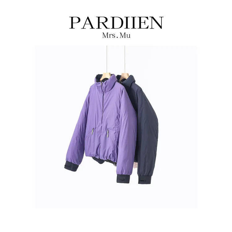 【北总严选】帕迪恩双面撞色短款立领鹅绒服25PD-25AW176