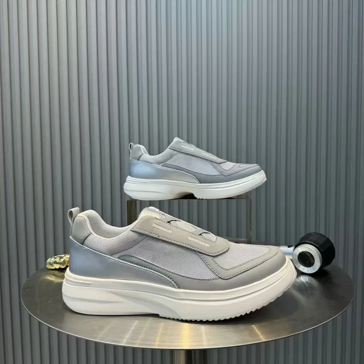 时尚厚底百搭飞织透气低帮夏季新款休闲鞋日常潮鞋增高男鞋8813