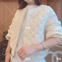 雪姐服饰「花朵外套」新款夹棉厚款外套圆领拉链宽松百搭外套