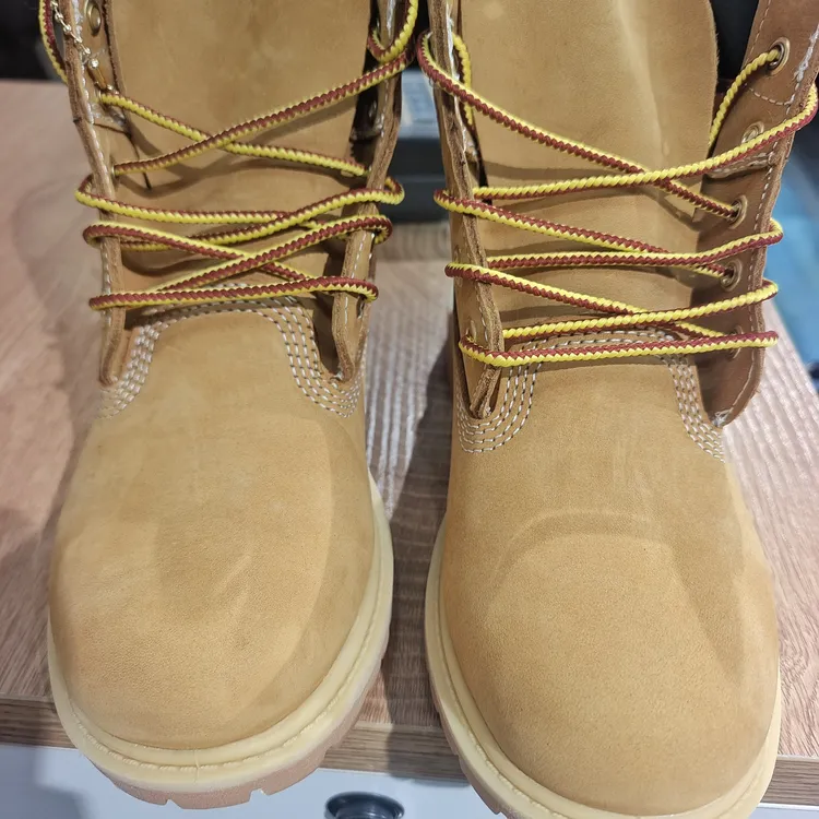 大黄靴男款中帮厚底马丁靴