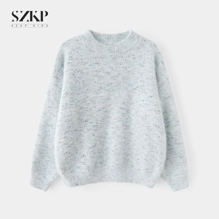 SZKP冬季新款女童装保暖上衣中大童休闲儿童加厚毛衣MFYD557396