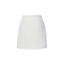 LeFame/拉飞姆冬季俏丽摩登华丽亮片短半裙小A裙LF24D21SS096