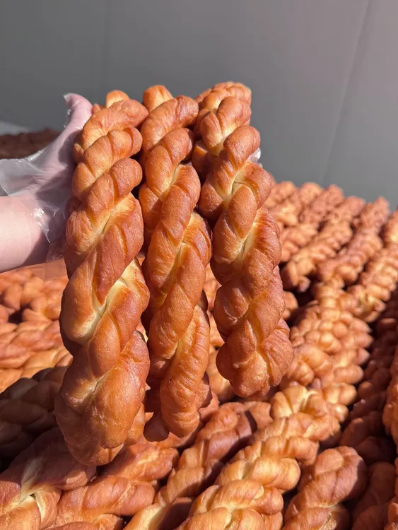 东北老式大麻花老式三股麻花纯手工制作80后小吃零食麻花营养早餐