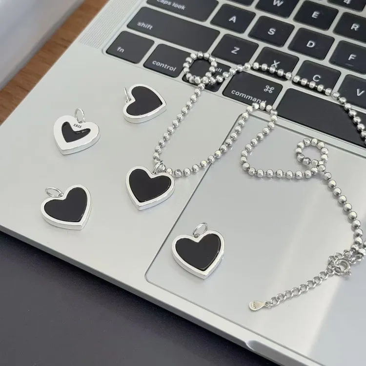 吊坠925银 【爱心吊坠】恋心物语闺蜜生日礼物送老婆日韩简约ins