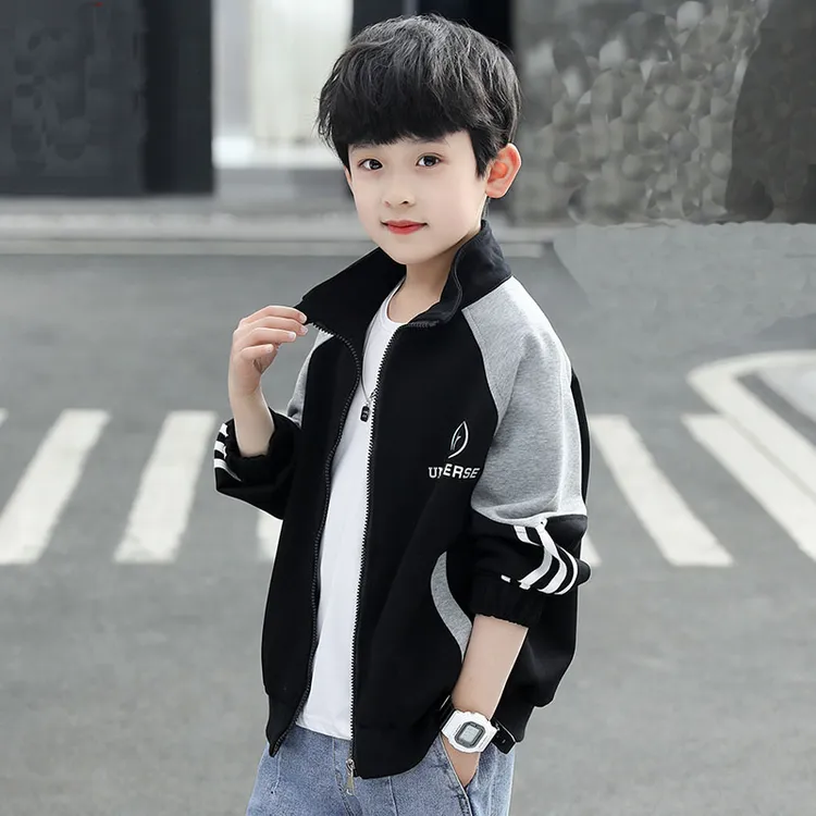 男童外套春秋款2025新款秋季外穿中大童男孩棒球服儿童上衣洋气潮