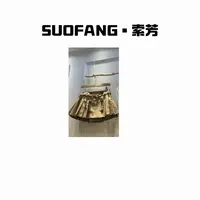 新品上市.时尚轻奢百搭复古百褶裙5543