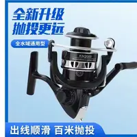 2000型金属线杯渔线轮户外垂钓专用渔具
