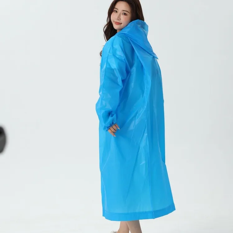 成人户外新款防雨连体长款便携骑行登山钓鱼防水加厚雨衣男女通用