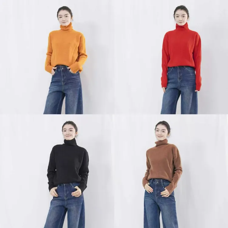 CHUN·「新年1OO羊毛金丝衫」气质时尚休闲宽松显瘦秋冬休闲复古百搭