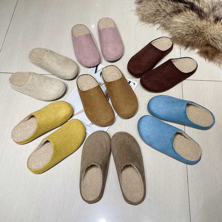 【全额补运费】休闲风浅口日常包头拖通用修面皮韩版纯色春秋透气