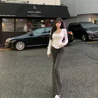  Liuu嘻嘻阿温柔休闲上衣吊带两件套女秋气质时尚绑带休闲裤套装