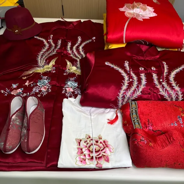 《凤舞九天》女老人寿服全套配齐
