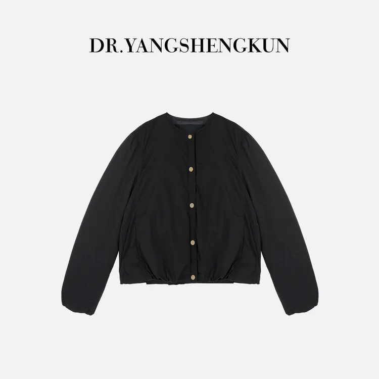 杨圣坤2025冬季新品90白鹅绒宽松百搭保暖花苞羽绒服女EY25101705