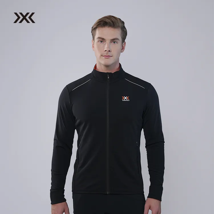XBIONIC海狸运动夹克 加绒保暖高弹全拉链开衫压缩衣秋冬户外男款