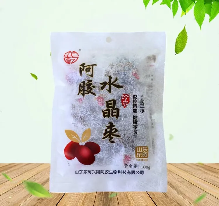 阿胶水晶枣100g小包装软糯跳舞香甜阿胶枣