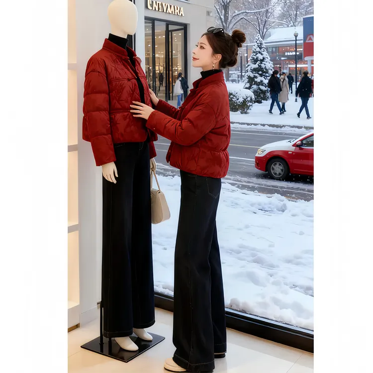 SHALLDOER【朗姆甜酒】新年战袍棉服女冬季国风盘扣大气保暖外套