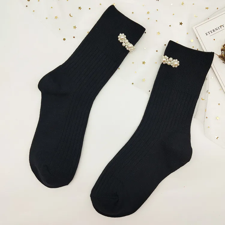 ZYY【百搭中筒袜】2025S/S新品小仙同款百搭轻奢直筒袜X25QSP03448