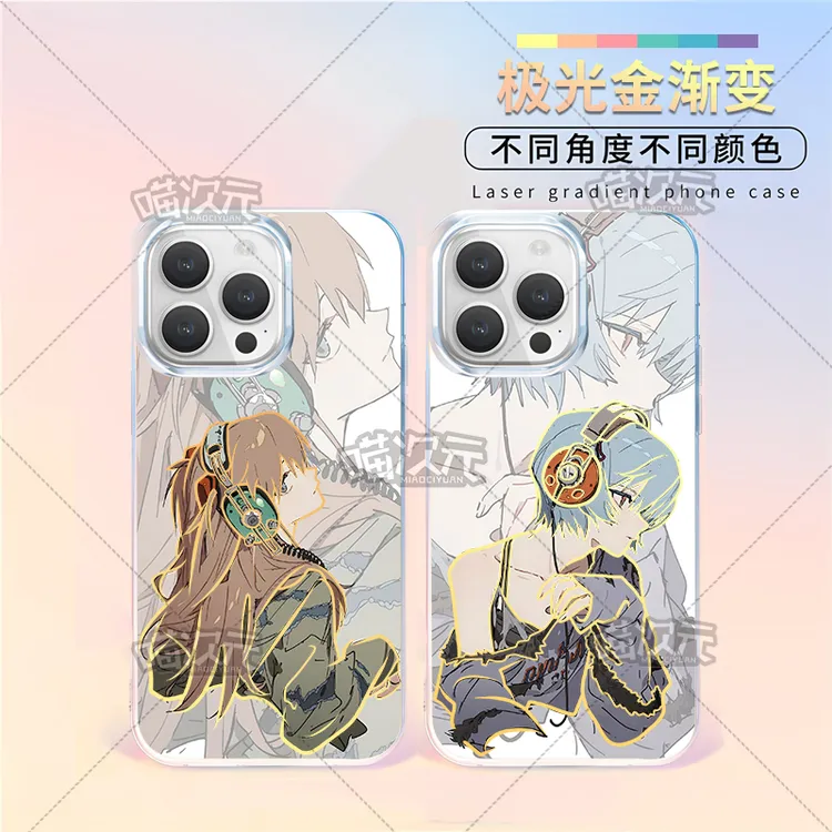 eva明日香绫波丽适用于苹果华为vivo一加iPhone小米二次元手机壳