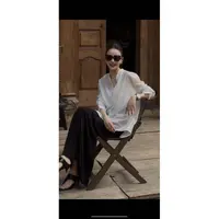 MOON【优雅随行】夏款时尚百搭高腰显瘦抽绳松紧半身裙9989