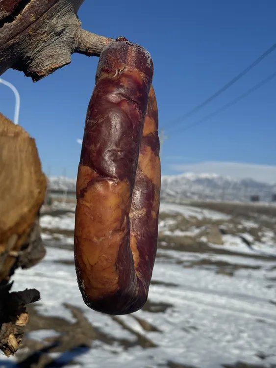 【满满一大锅】瘦肉果木熏马肠！吃不了油必点！新疆特色手工灌制马肠