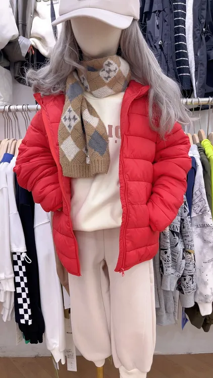 轻薄女极简风薄款男连帽红色外套马甲百搭秋冬保暖