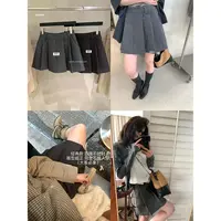 L-92094#『50%羊毛』复古经典高级简约百搭A字短裙
