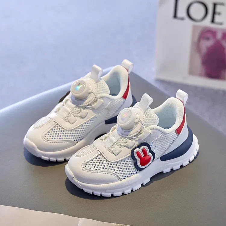 Miffy米菲2025夏新款镂空网鞋透气学生百搭休闲运动鞋女童跑步鞋