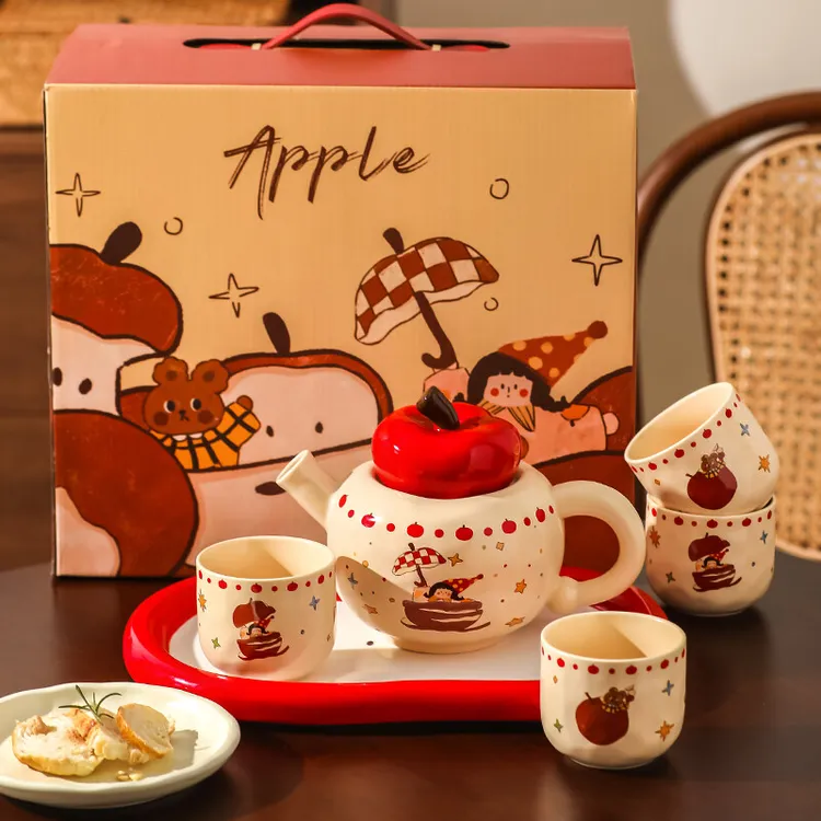 川岛屋茶壶茶具套装订婚结婚新婚礼物送新娘搬家乔迁新居杯子礼品