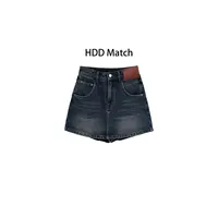 HDD- "牛仔时刻" 棉 秋季女款韩版设计百搭牛仔短裤裤裙 Y8939