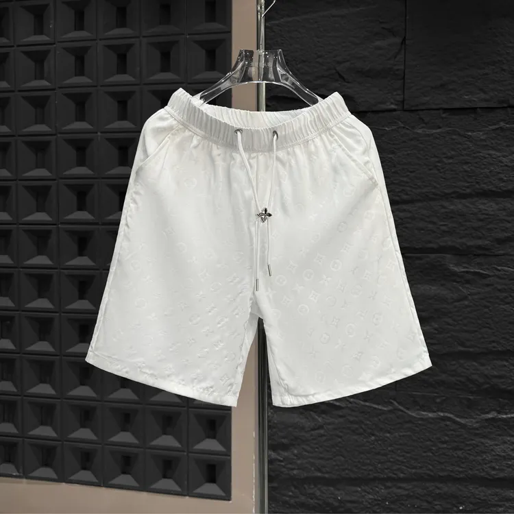 SP-B225-夏季新款奢潮暗纹提花高级感男士短裤男女同款透气薄款