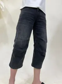 museguhui/木色古汇8880#休闲时尚潮流舒适弯刀牛仔裤(M裤长79)