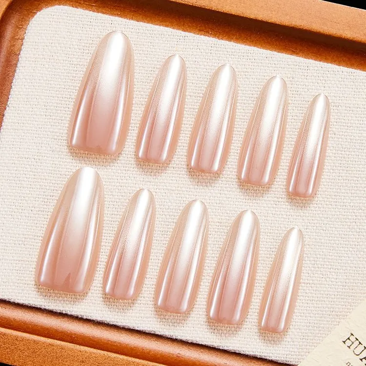 【极光电镀】渐变追光猫眼高级手工玻璃珠极光灯泡美甲显白穿戴甲