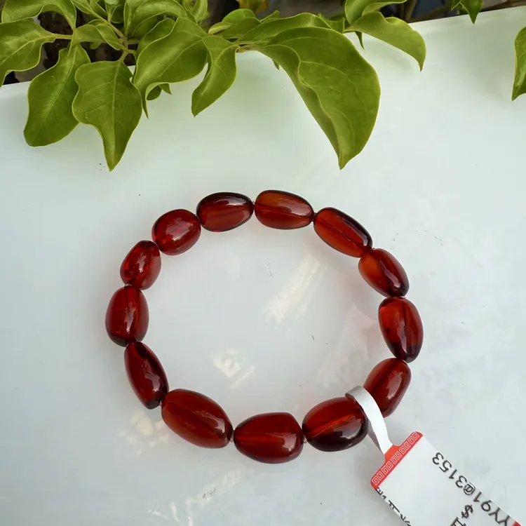 天然缅甸琥珀气质时尚百搭血泊手串