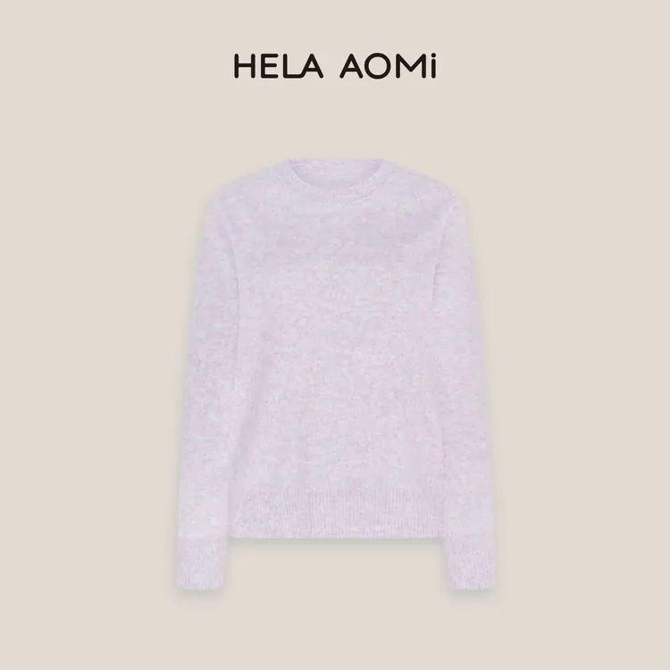 HELA AOMI“100%山羊绒 原单线.纯绒拉绒.鄂家”软糯超好看针织衫