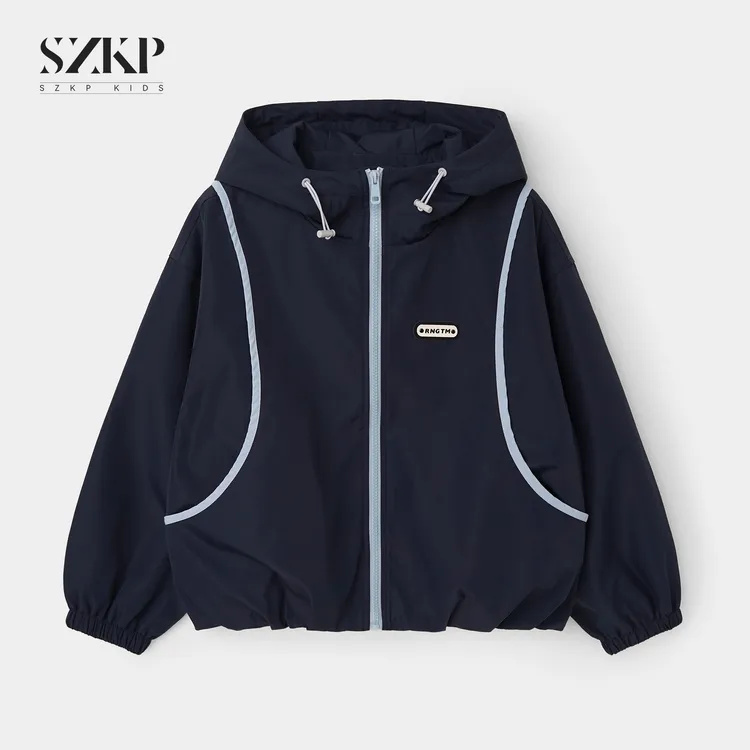 SZKP秋季新款女童装休闲上衣中大童时尚洋气儿童外套YNYQ553289
