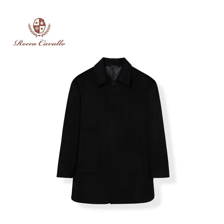 <羊绒大衣>男士秋冬新款羊绒时尚商务休闲单排扣大衣 73062