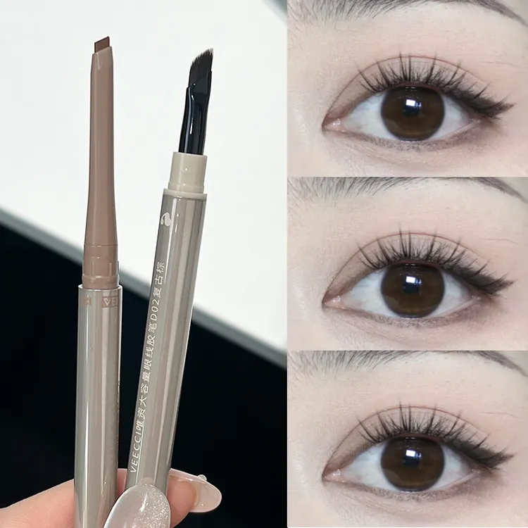 1顶3支！大容量唯资眼线胶笔145mg极细02旋转双头持久不晕染防水