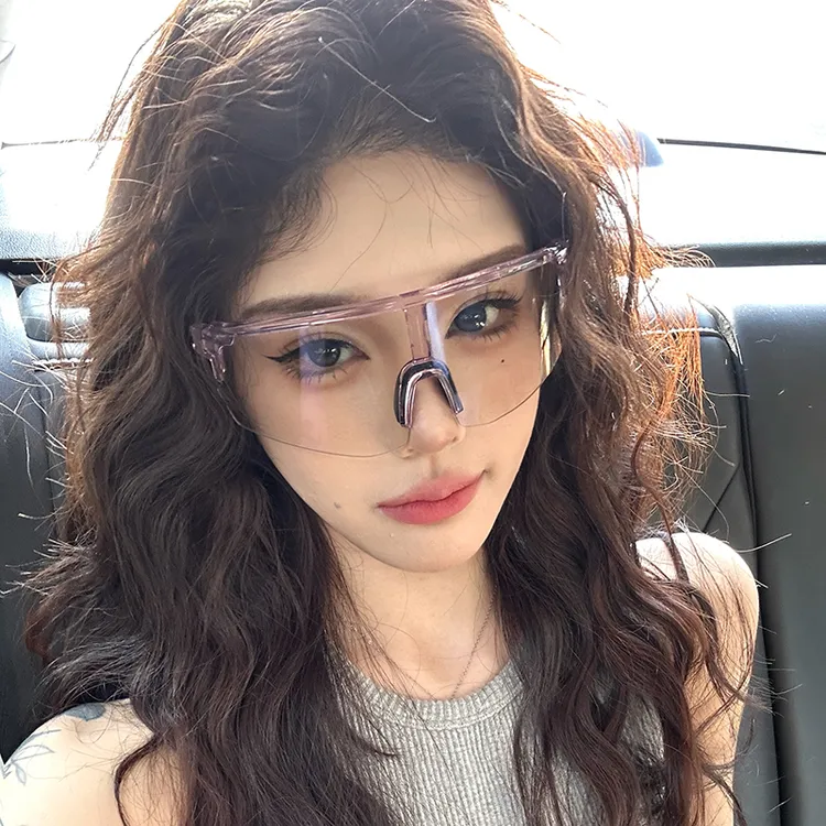 户外夜骑登山护目个性大脸显瘦防风护目日夜两用光感变色太阳眼镜