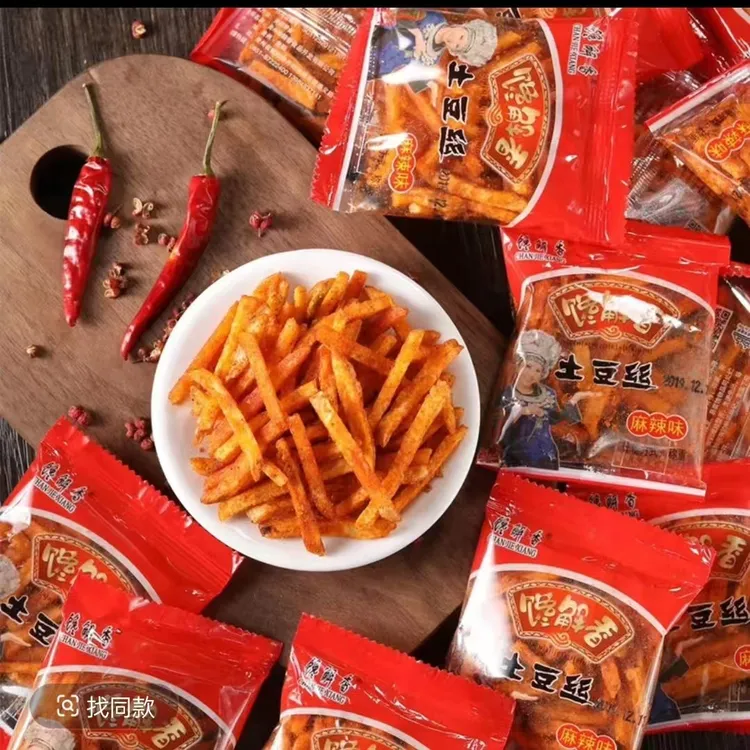 馋解香贵州特产开阳土豆丝洋芋片下午茶辣味零食贵州土豆丝洋芋丝