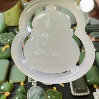 颈饰未镶嵌和田玉葫芦平安观音