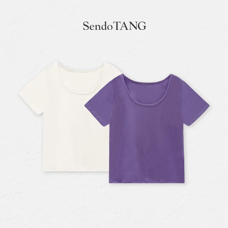 夏季百搭【逐夏】胖多女装夏季新款休闲宽松百搭短袖上衣