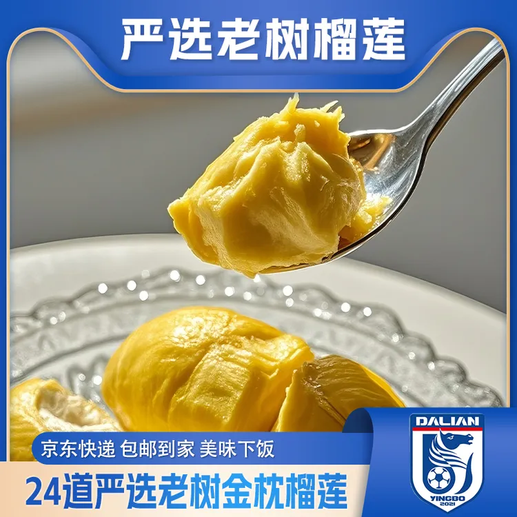 【英博食品】严选老树榴莲500g*3盒