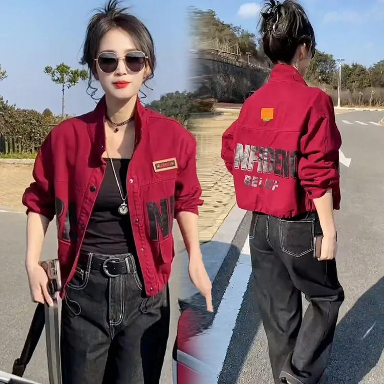 时尚短外套春秋2025新款高级大方减龄小个子妈妈痞帅炸街风女装