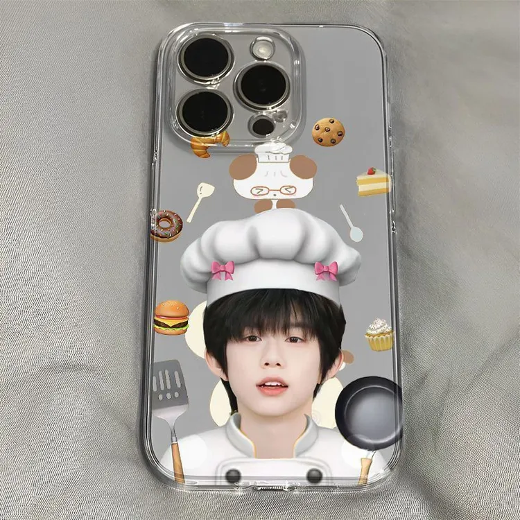 小熊厨师陈奕恒手机壳适用iPhone16苹果15promax14透明1113小众12