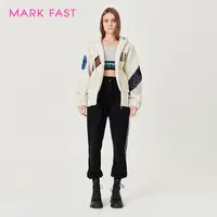 MARKFAST秀场同款设计师品牌拼布外套情侣款秋M1CHU90770